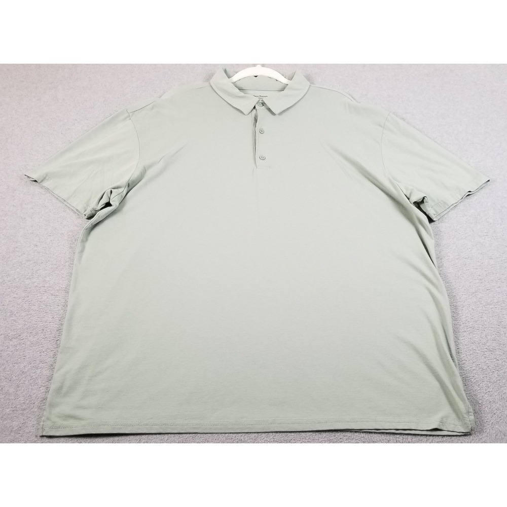 Fresh Clean Threads Polo Shirt Mens 3XL XXXL Green Short Sleeve Casual Stretch